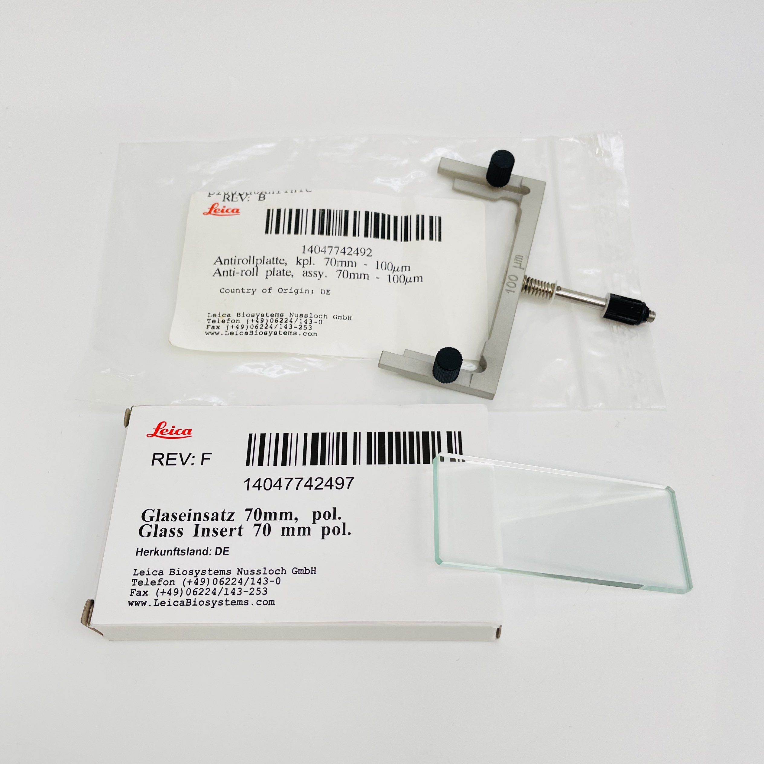 德国原装进口徕卡Leica冰冻切片机防卷板套装14047742492 Anti-roll plate, assy. 70mm - 100µm 德国原装进口徕卡Leica冰冻切片机防卷板套装14047742492 Anti-roll plate, assy. 70mm - 100µm