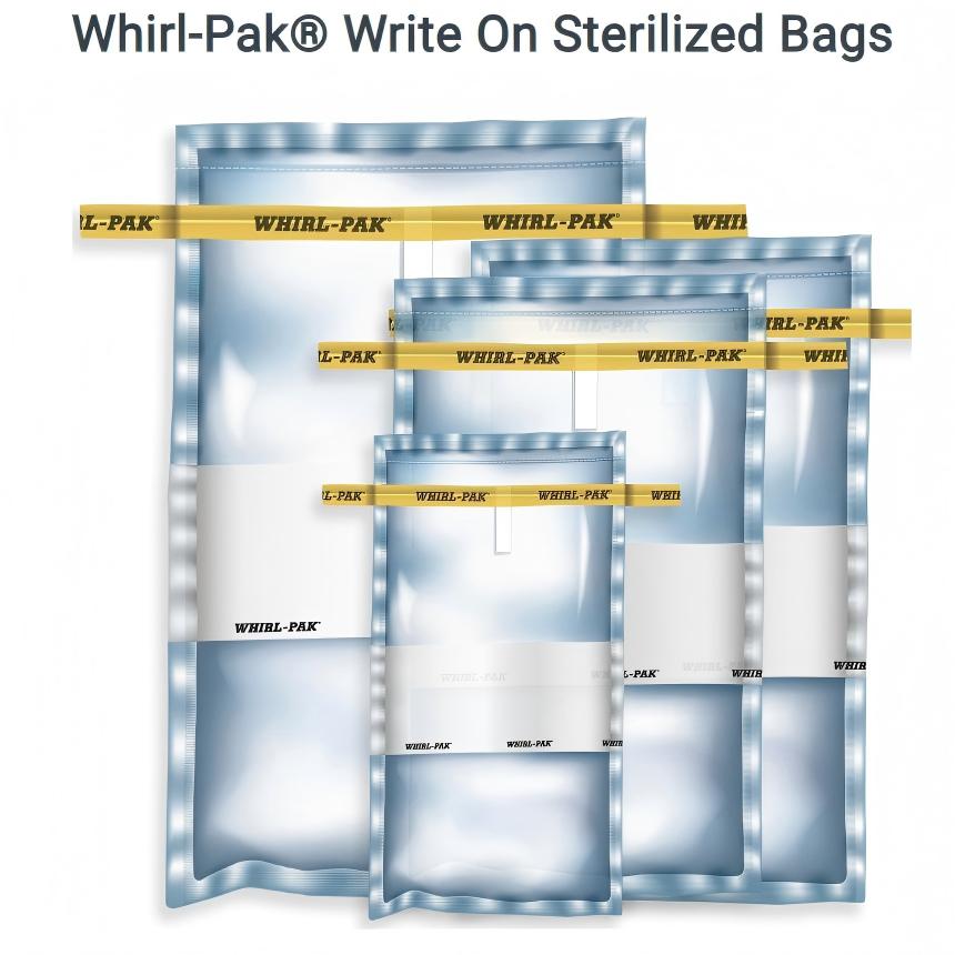 美国原装进口NASCO无菌采样袋(扁铝丝封口、带标签B01339、B01341) Whirl-Pak® Flat Wire, Write-On Bag 美国原装进口NASCO无菌采样袋(扁铝丝封口、带标签B01339、B01341) Whirl-Pak® Flat Wire, Write-On Bag