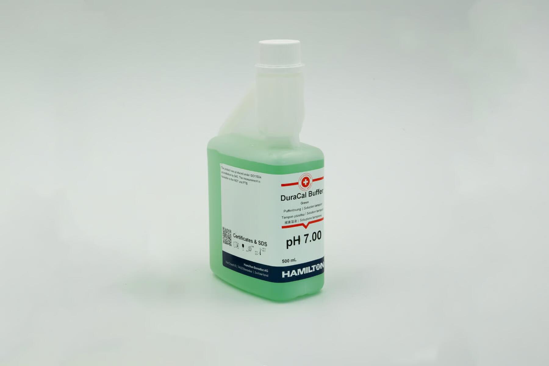 Hamilton CRM DuraCal Buffer缓冲液pH 7.00 Green 238218 Hamilton CRM DuraCal Buffer缓冲液pH 7.00 Green 238218